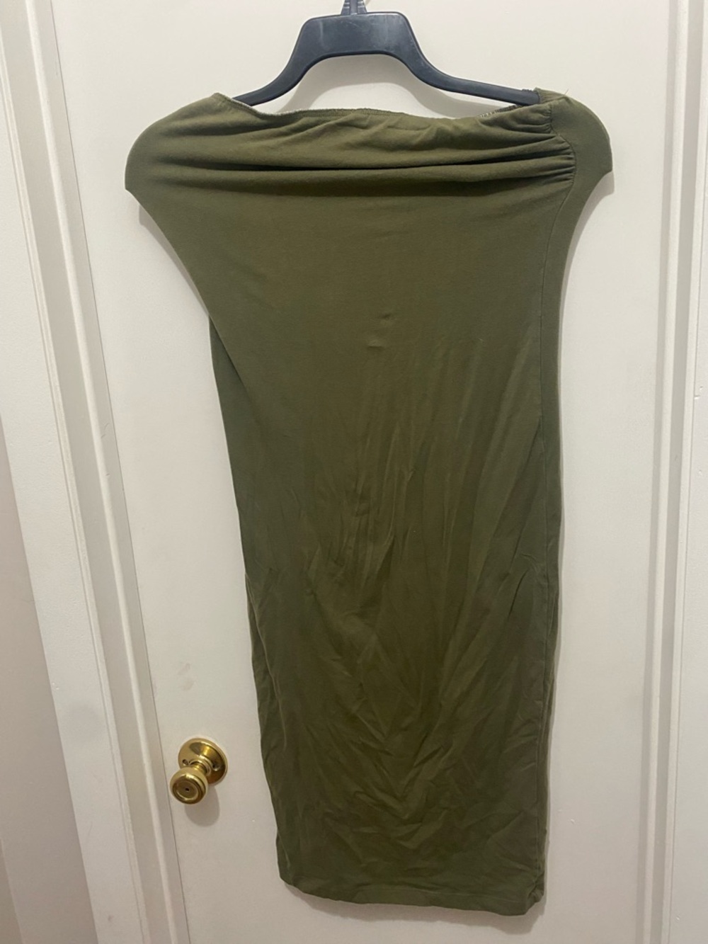 Derek Heart Olive Green Strapless Dress